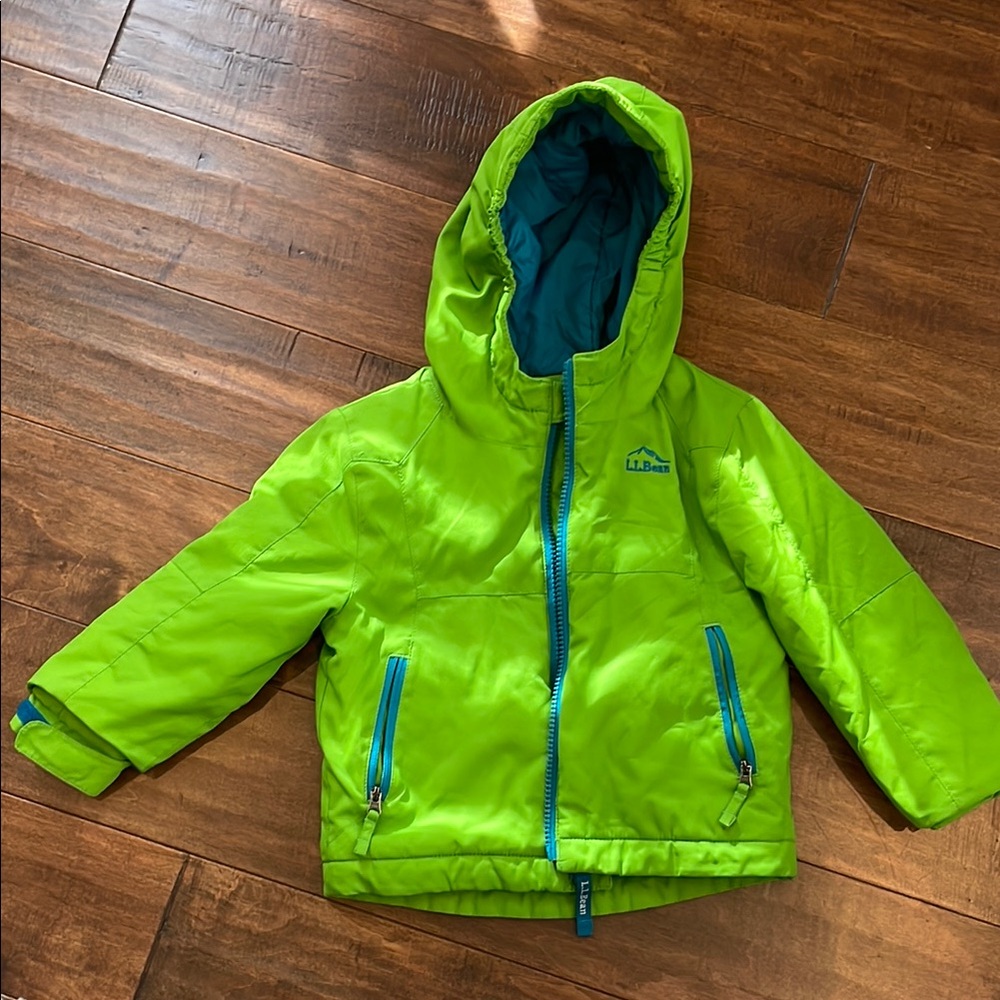 L.L.Bean Kids Green Hooded Jacket